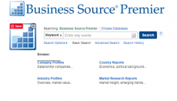 Business Source Premier screenshot
