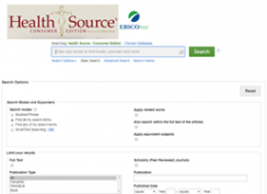 Health Source: Consumer Editiion screenshot