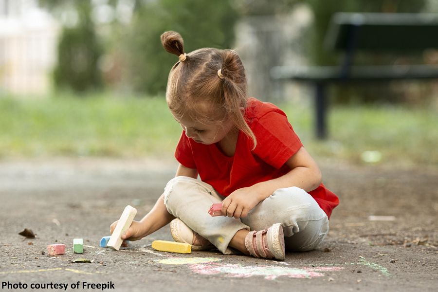 Chalk art