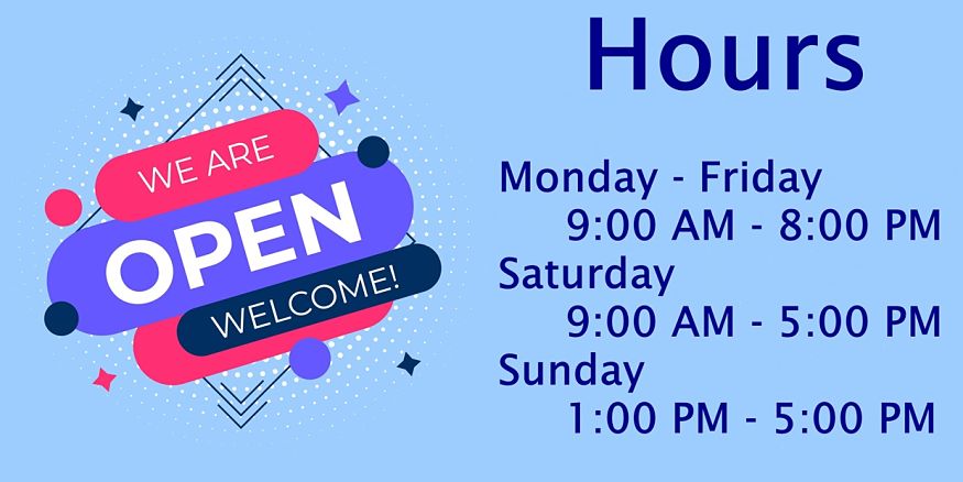 Hours open graphic
