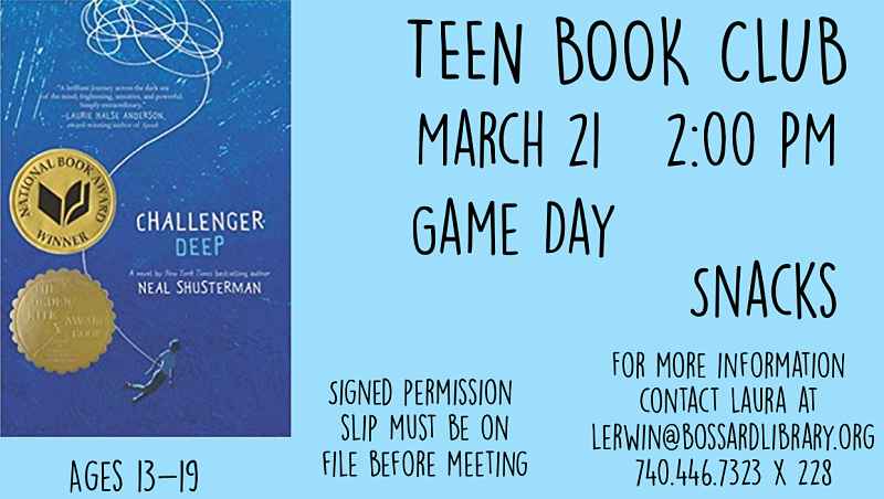 Teen Book Club March 2020